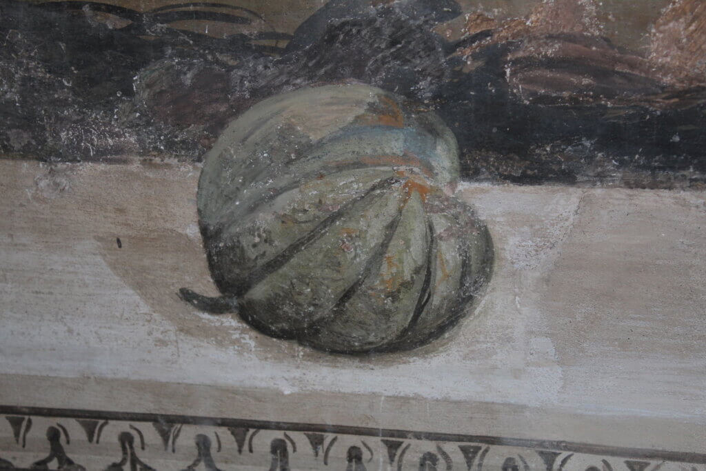 fresco detail of majestic historical venetian villa
