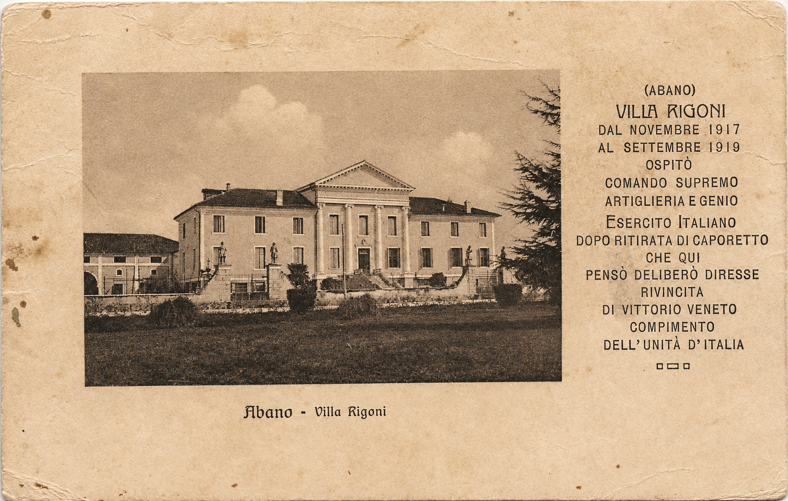 villa Rigoni Savioli palladiana Abano Terme